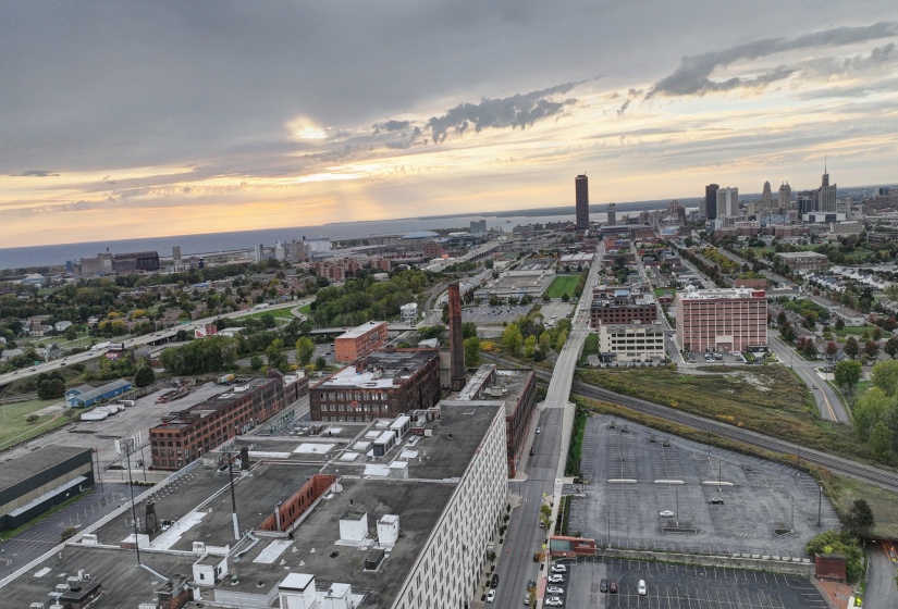 Larkinville looking Downtown