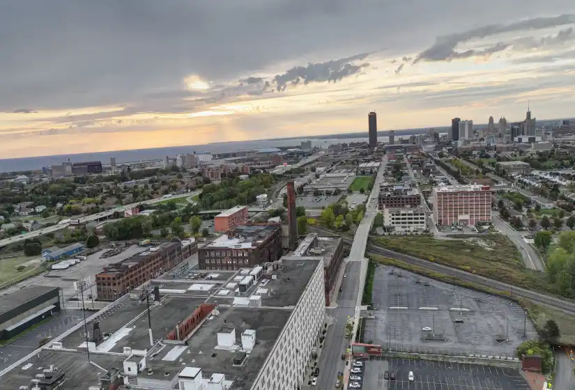 Larkinville looking Downtown